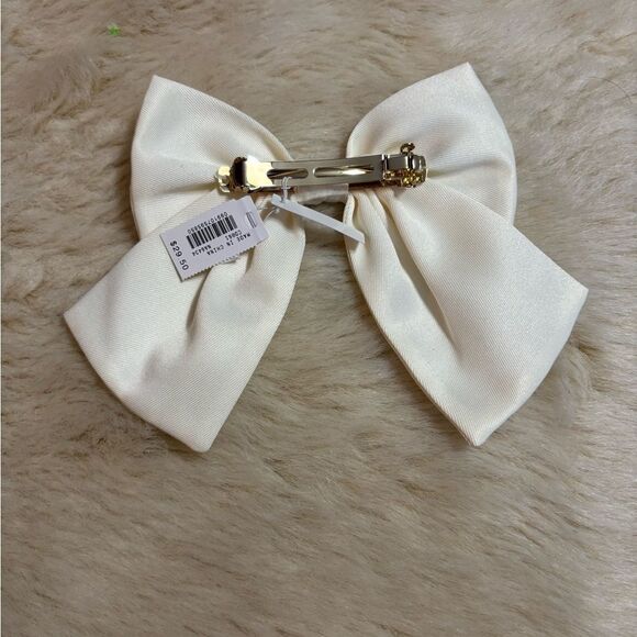 J. Crew Cream and Red Heart Bow Hair Accessory - Picture 3 of 3